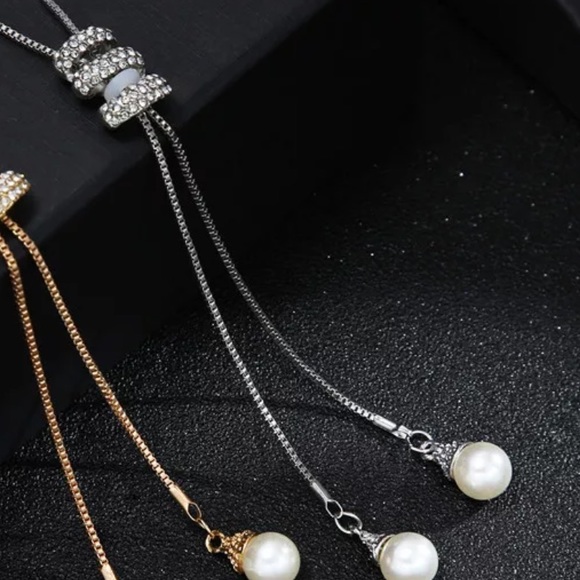 NEW High Quality Metal Long Tassel Necklace - Picture 2 of 3